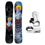 SET Placa Snowboard LIB TECH - DYNAMO 2027 - 159 + Legaturi Snowboard CLEW Independence 1.0 2027 - White