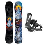 SET Placa Snowboard LIB TECH - DYNAMO 2027 - 159 + Legaturi Snowboard UNION Men's 2027 ATLAS Black