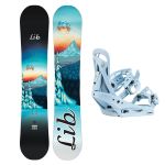 SET Placa Snowboard LIB TECH - GLIDER 2027 + Legaturi Snowboard BURTON - Women's - CITIZEN Airstream Blue W27