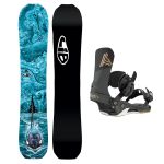 SET Placa Snowboard LIB TECH Golden Orca 2027 + Legaturi Snowboard UNION Unisex 2027 ATLAS PRO Black