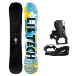 SET Placa Snowboard LIB TECH - LEGITIMIZER 2027 - 154 + Legaturi Snowboard CLEW Independence 1.0 2027 - Black