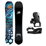 SET Placa Snowboard LIB TECH - MAYHEM ROCKET 2027 - 157.5 + Legaturi Snowboard CLEW Independence 1.0 2027 - Black