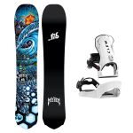 SET Placa Snowboard LIB TECH - MAYHEM ROCKET 2027 - 157.5 + Legaturi Snowboard CLEW Independence 1.0 2027 - White
