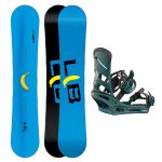 SET Placa Snowboard LIB TECH - SKATE BANANA 2027 + Legaturi Snowboard BURTON - Men's - MISSION Atlantic Teal W27