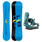 SET Placa Snowboard LIB TECH - SKATE BANANA 2027 + Legaturi Snowboard UNION Unisex 2027 NEO Green