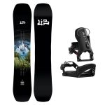 SET Placa Snowboard LIB TECH - SKUNK APE TWIN 2027 - 166W + Legaturi Snowboard CLEW Independence 1.0 2027 - Black