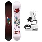 SET Placa Snowboard LIB TECH - TWO TIME 2027 - 146 + Legaturi Snowboard CLEW Independence 1.0 2027 - White
