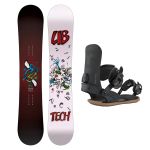 SET Placa Snowboard LIB TECH - TWO TIME 2027 - 146 + Legaturi Snowboard UNION Women's 2027 LEGACY Black