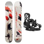 SET Placa Snowboard CAPiTA - BIRDS OF A FEATHER 2027 + Legaturi Snowboard UNION Women's 2027 ROSA Black