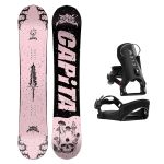 SET Placa Snowboard CAPiTA - DARK HORSE 2027 + Legaturi Snowboard CLEW Independence 1.0 2027 - Black
