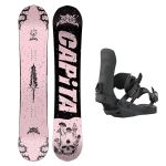 SET Placa Snowboard CAPiTA - DARK HORSE 2027 + Legaturi Snowboard UNION Men's 2027 FORCE TEAM Black