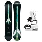 SET Placa Snowboard CAPiTA - MIA BROOKES PRO 2027 - 146 + Legaturi Snowboard CLEW Independence 1.0 2027 - White
