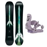 SET Placa Snowboard CAPiTA - MIA BROOKES PRO 2027 - 146 + Legaturi Snowboard UNION Women's 2027 TRILOGY Violet