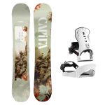 SET Placa Snowboard CAPiTA - PARADISE 2027 + Legaturi Snowboard CLEW Independence 1.0 2027 - White