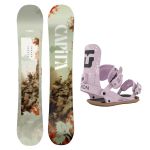SET Placa Snowboard CAPiTA - PARADISE 2027 + Legaturi Snowboard UNION Women's 2027 LEGACY B4BC