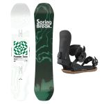 SET Placa Snowboard CAPiTA - SB POWDER TWIN 2027 - 156 + Legaturi Snowboard UNION Men's 2027 STRATA Black
