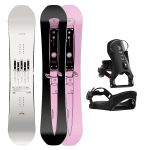 SET Placa Snowboard CAPiTA - SB RESORT TWIN 2027 + Legaturi Snowboard CLEW Independence 1.0 2027 - Black