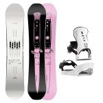 SET Placa Snowboard CAPiTA - SB RESORT TWIN 2027 + Legaturi Snowboard CLEW Independence 1.0 2027 - White