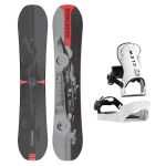 SET Placa Snowboard ENDEAVOR - Sentinal 2026 x Legaturi Snowboard CLEW Independence 1.0 2027 - White