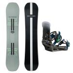 SET Placa Snowboard WHITESPACE - AMF Twin A 2027 144 + Legaturi Snowboard BURTON - Men's - MALAVITA Black Fade W27