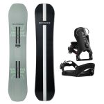 SET Placa Snowboard WHITESPACE - AMF Twin A 2027 144 + Legaturi Snowboard CLEW Independence 1.0 2027 - Black