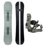 SET Placa Snowboard WHITESPACE - AMF Twin A 2027 144 + Legaturi Snowboard UNION Men's 2027 FORCE TEAM Tactical Green