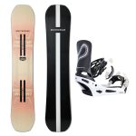 SET Placa Snowboard WHITESPACE - AMF Twin B 2027 + Legaturi Snowboard BURTON - Men's - CARTEL Skeleton Snake W27