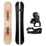 SET Placa Snowboard WHITESPACE - AMF Twin B 2027 + Legaturi Snowboard CLEW Independence 1.0 2027 - Black