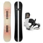 SET Placa Snowboard WHITESPACE - AMF Twin B 2027 + Legaturi Snowboard UNION Unisex 2027 ATLAS PRO Stone