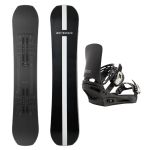SET Placa Snowboard WHITESPACE - AMF Twin C 2027 + Legaturi Snowboard BURTON - Men's - CARTEL Black W27