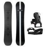 SET Placa Snowboard WHITESPACE - AMF Twin C 2027 + Legaturi Snowboard CLEW Independence 1.0 2027 - Black