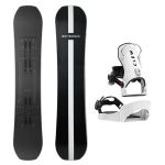 SET Placa Snowboard WHITESPACE - AMF Twin C 2027 + Legaturi Snowboard CLEW Independence 1.0 2027 - White