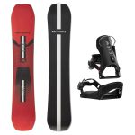 SET Placa Snowboard WHITESPACE - Freestyle SHAUN WHITE Pro A 2027 + Legaturi Snowboard CLEW Independence 1.0 2027 - Black
