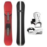 SET Placa Snowboard WHITESPACE - Freestyle SHAUN WHITE Pro A 2027 + Legaturi Snowboard CLEW Independence 1.0 2027 - White