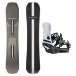 SET Placa Snowboard WHITESPACE - Freestyle SHAUN WHITE Pro B 2027 - 158 + Legaturi Snowboard BURTON - Men's - MALAVITA Black /White W27