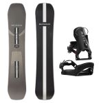 SET Placa Snowboard WHITESPACE - Freestyle SHAUN WHITE Pro B 2027 - 158 + Legaturi Snowboard CLEW Independence 1.0 2027 - Black