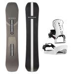 SET Placa Snowboard WHITESPACE - Freestyle SHAUN WHITE Pro B 2027 - 158 + Legaturi Snowboard CLEW Independence 1.0 2027 - White