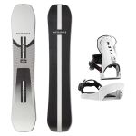 SET Placa Snowboard WHITESPACE - Freestyle SHAUN WHITE Pro C 2027 - 156 + Legaturi Snowboard CLEW Independence 1.0 2027 - White
