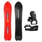 SET Placa Snowboard WHITESPACE - ICONA A 2027 - 157 + Legaturi Snowboard CLEW Independence 1.0 2027 - Black