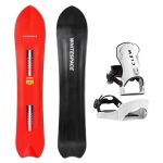 SET Placa Snowboard WHITESPACE - ICONA A 2027 - 157 + Legaturi Snowboard CLEW Independence 1.0 2027 - White