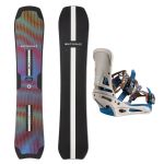 SET Placa Snowboard WHITESPACE - Montano A 2027 - 155 + Legaturi Snowboard BURTON - Men's - MALAVITA Warm Gray W27