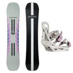 SET Placa Snowboard WHITESPACE - Womens Freestyle Pro A 2027 + Legaturi Snowboard BURTON - Women's - CITIZEN Chinchilla Gray W27
