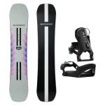 SET Placa Snowboard WHITESPACE - Womens Freestyle Pro A 2027 + Legaturi Snowboard CLEW Independence 1.0 2027 - Black