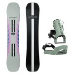 SET Placa Snowboard WHITESPACE - Womens Freestyle Pro A 2027 + Legaturi Snowboard CLEW Independence 1.0 2027 - Sage Green
