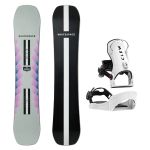 SET Placa Snowboard WHITESPACE - Womens Freestyle Pro A 2027 + Legaturi Snowboard CLEW Independence 1.0 2027 - White