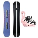 SET Placa Snowboard WHITESPACE - Womens Freestyle Pro B 2027 + Legaturi Snowboard BURTON - Women's - SCRIBE Pink W27