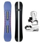 SET Placa Snowboard WHITESPACE - Womens Freestyle Pro B 2027 + Legaturi Snowboard CLEW Independence 1.0 2027 - White