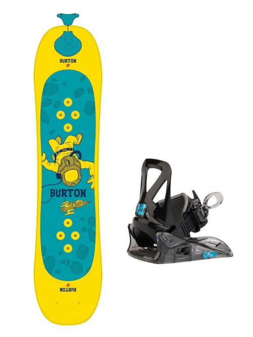 SET Burton Riglet 90 x Legaturi Burton Mini Grom