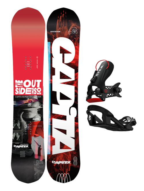 SET CAPiTA THE OUTSIDERS 2025 158 x Legaturi CLEW Freedom 1.0