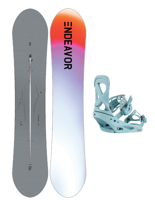 SET ENDEAVOR - Rover Directors PRO 2025 x Legaturi BURTON SCRIBE Rock